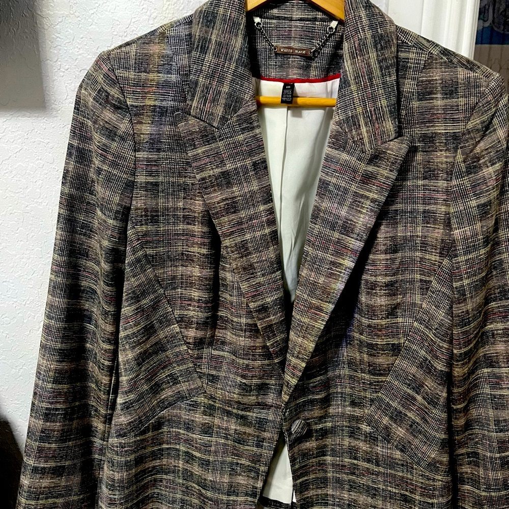 White House Blank Market tweed style jacket